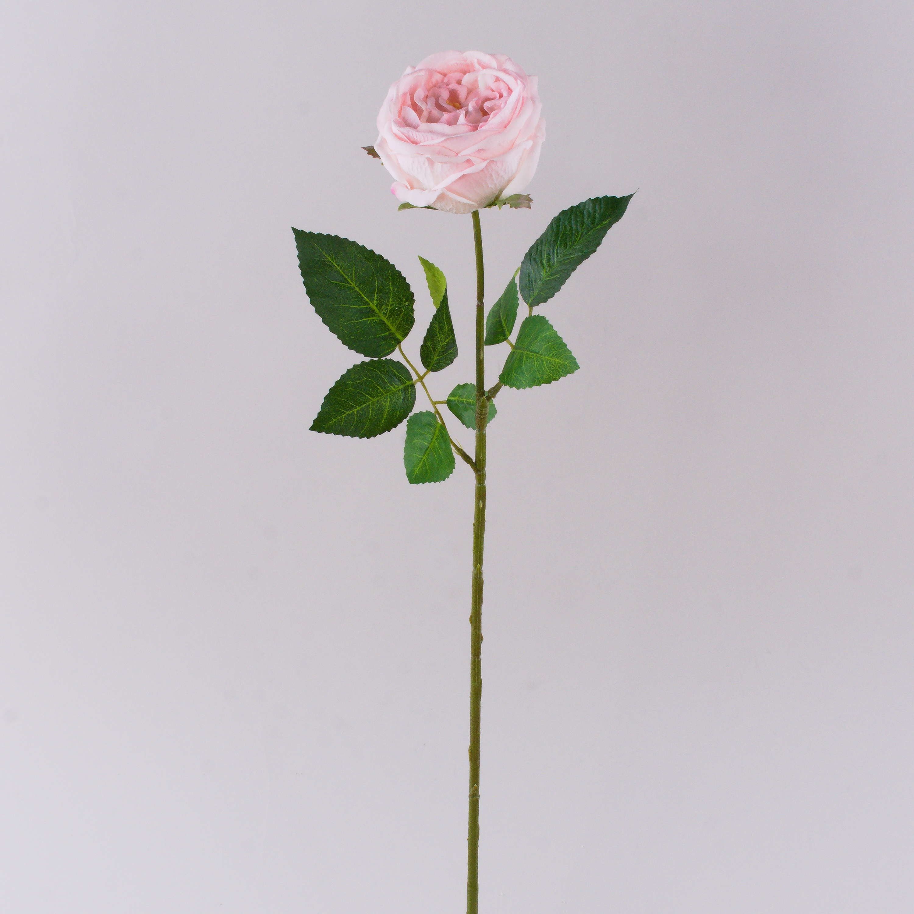 Kunstblume Rose MARNUK, Hellrosa, 60cm Rose (Kohl-Rose), artplants, Höhe 60.0 cm