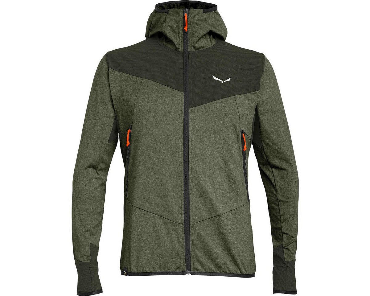 Salewa Fleecejacke Agner Hybrid Polarlite/Durastretch M Full Zip Hoody Leichter, schnell trocknender Hoody mit robuster Konstruktion, ideal
