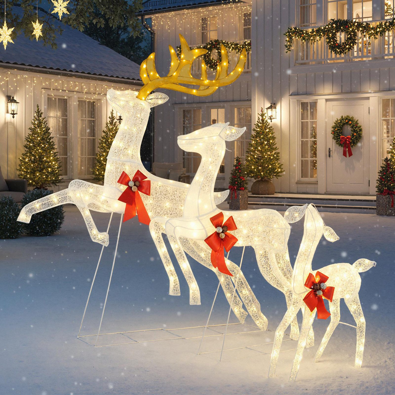 12 Stück Zuckerstangen-Lichterketten Für Draußen – 46 Cm, 8 Beleuchtungsmodi, Wasserdicht