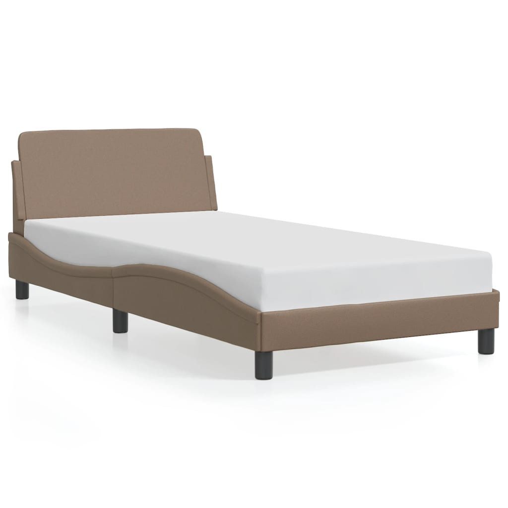 vidaXL Bett Bettgestell "Dover" Cappuccino-Braun 100x200 günstig online kaufen