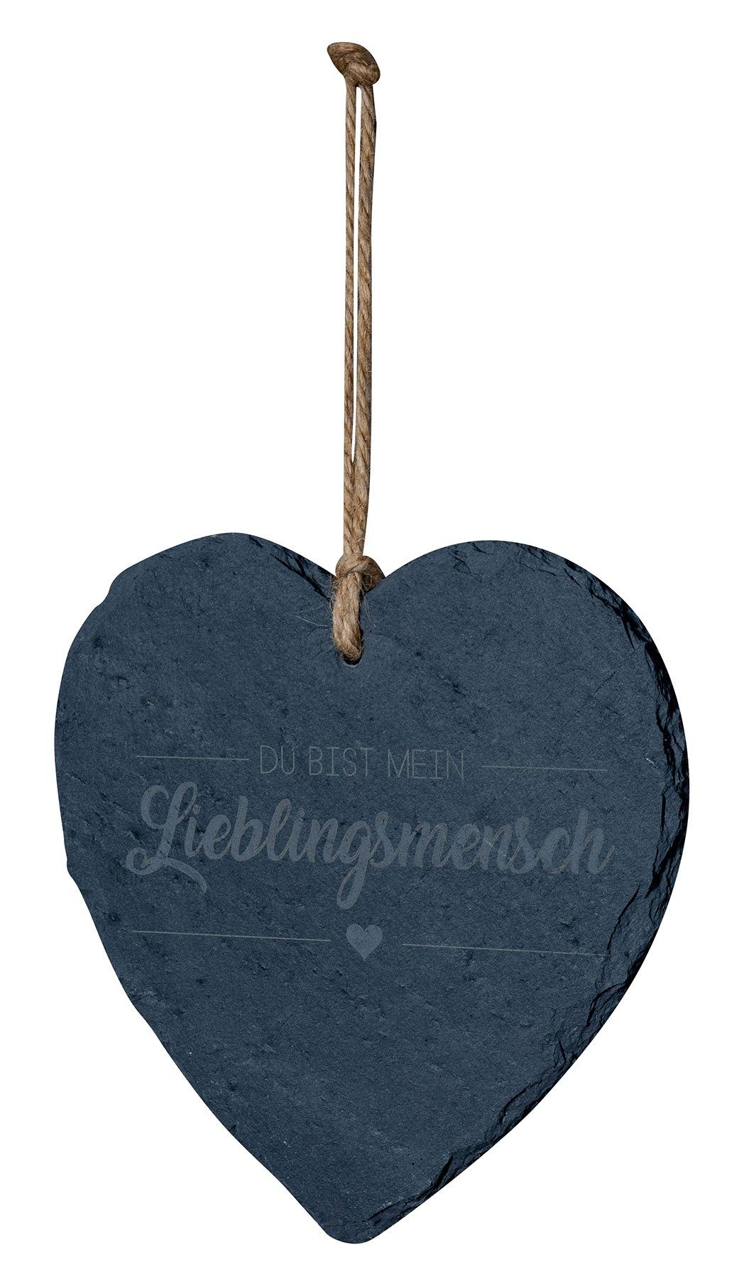 Levandeo® Memoboard, 4er Set Schiefertafel Herz 20x20cm Sprüche Schieferplatte Memotafel