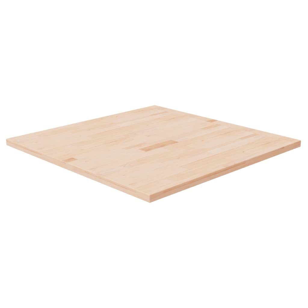 furnicato Tischplatte Quadratisch 80x80x2,5 cm Eichenholz Unbehandelt (1 St)