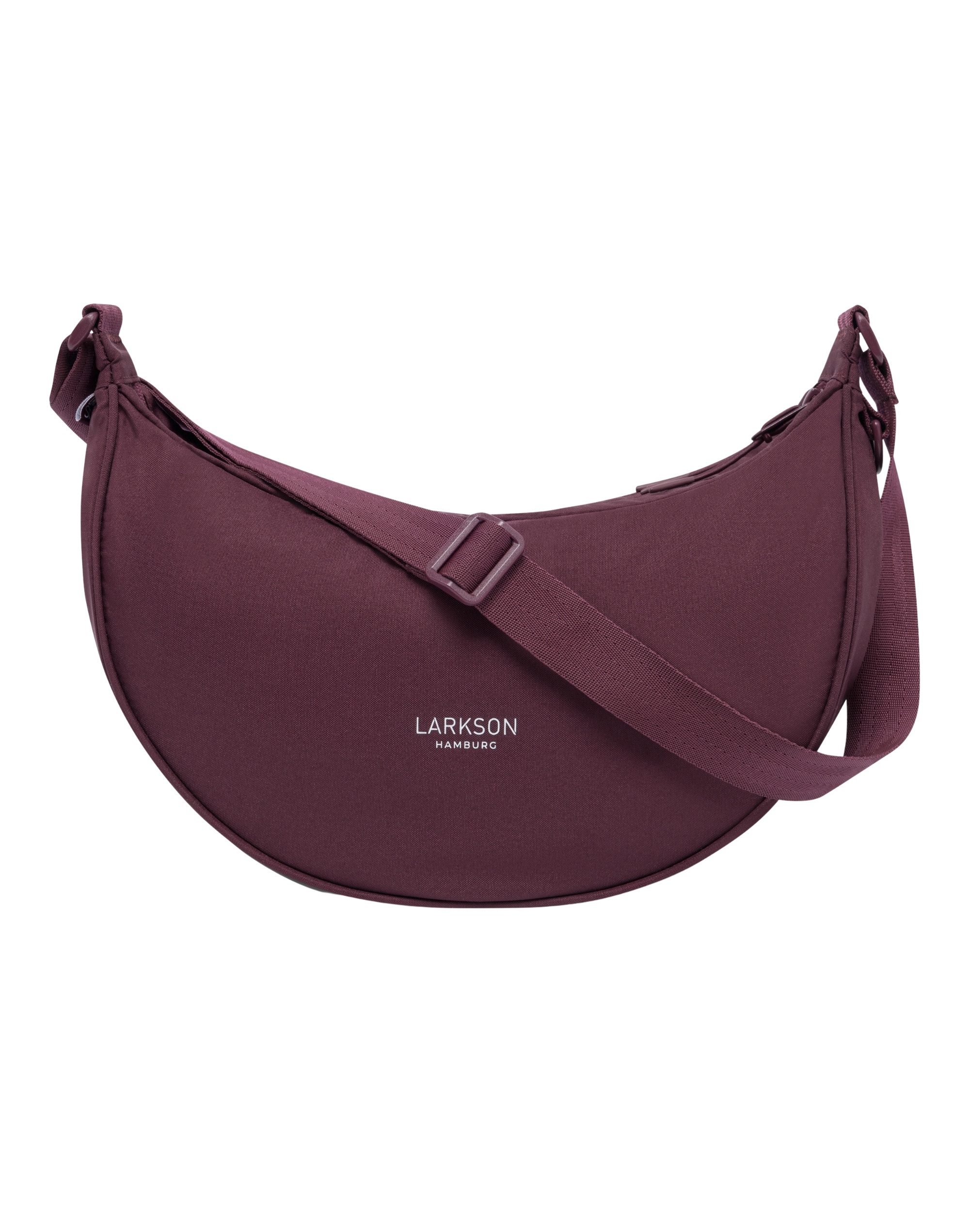 LARKSON Umhängetasche Solveig Medium Halbmondtasche für Damen und Herren, Stylische Crossbody Bag in Halbmond Form