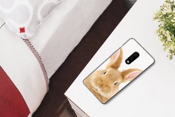 MuchoWow Handyhülle Kinder - Kaninchen - Kind - Mädchen - Jungen, Phone Case, Handyhülle OnePlus 7, Silikon, Schutzhülle