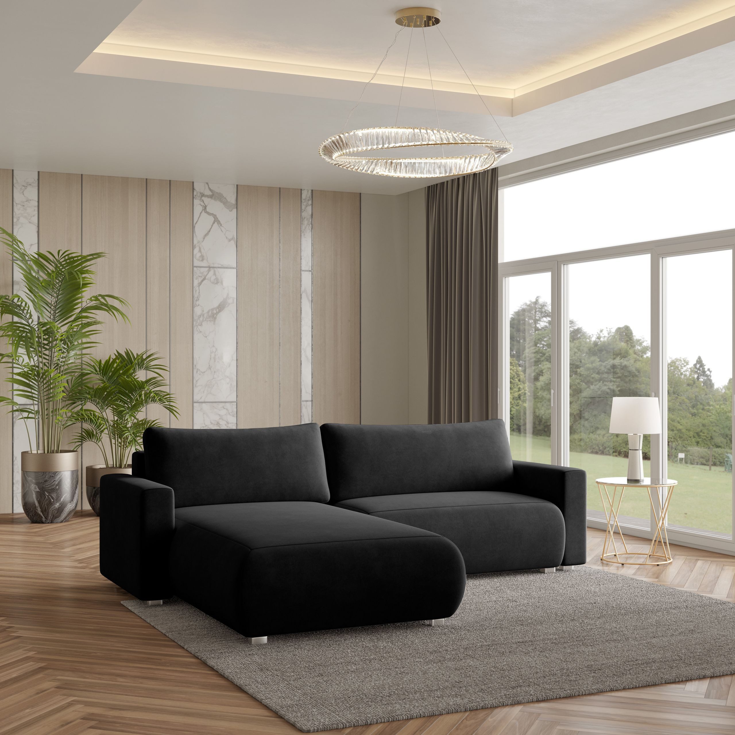 Masseno Ecksofa TURIN mit Schlaffunktion L-Form, günstig online kaufen