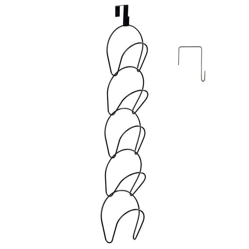 Intirilife Hängeaufbewahrung (1 St), Hut Kleider Ständer Cap Halter 5 Ringe zum Aufhängen 16.9x14.5x78cm