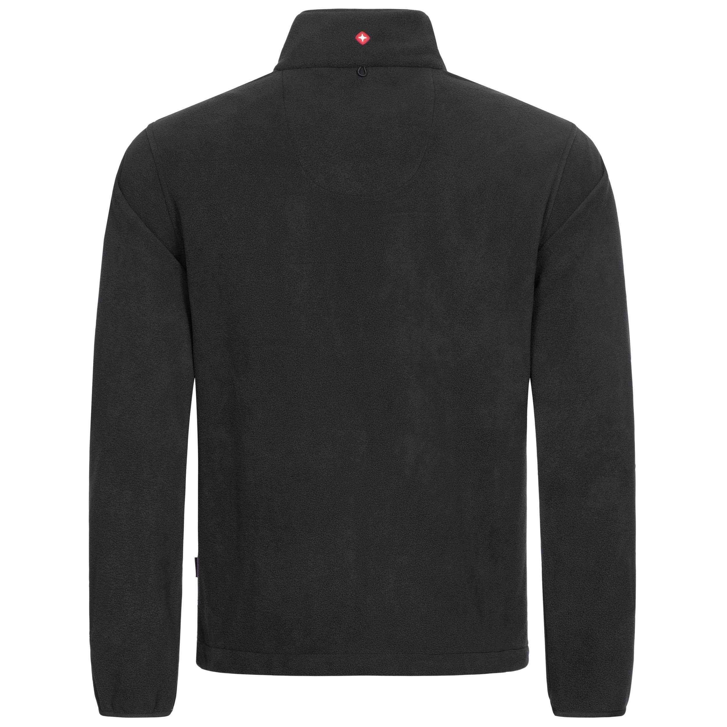 Höhenhorn Fleecejacke Badus Herren Fleece Jacke für Männer Outdoor Freizeit weicher Microfleece, Quick-Grip Paracord Zipper