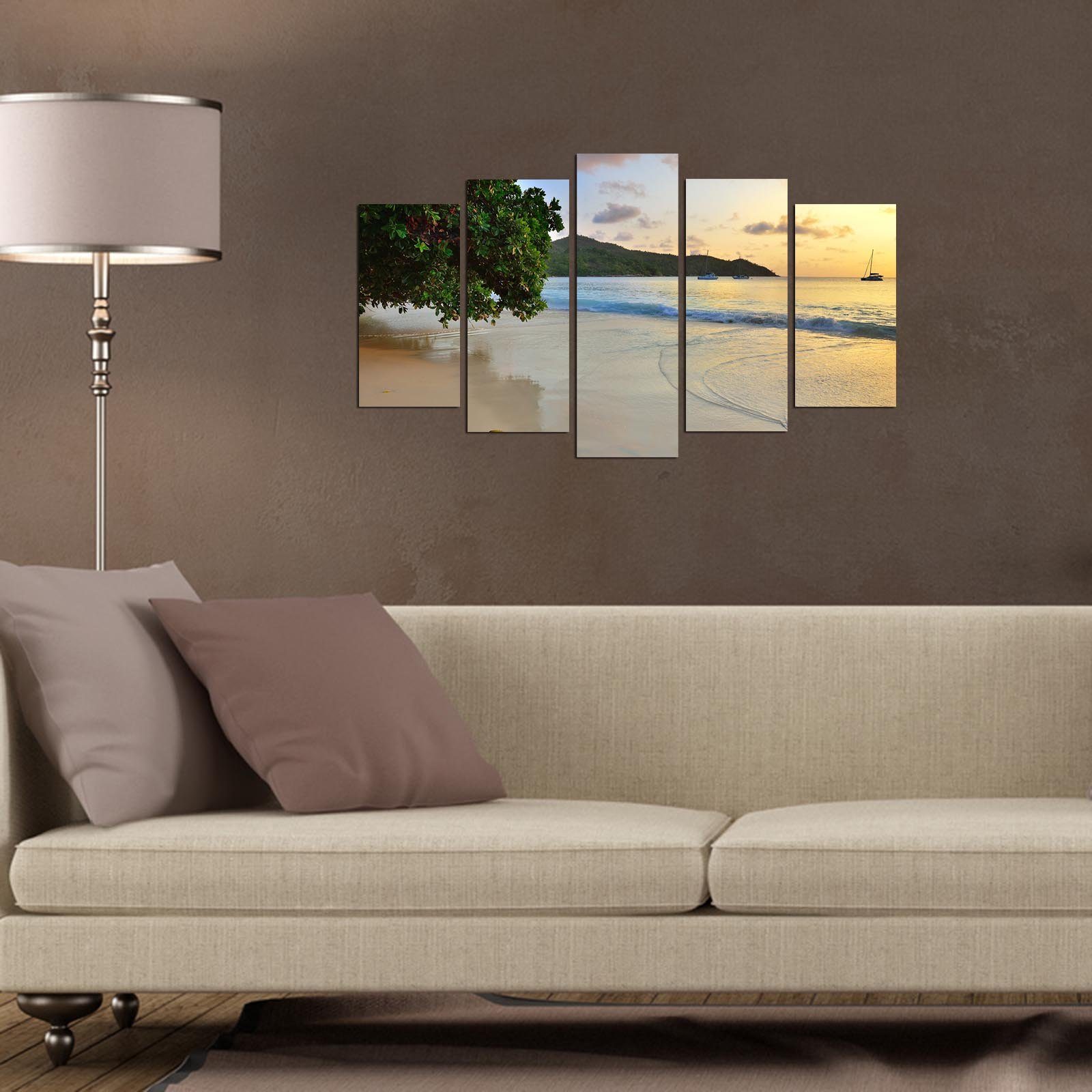 Wallity Leinwandbild CHR2978, Bunt, 110 x 60 cm, 100% MDF | Leinwandbilder