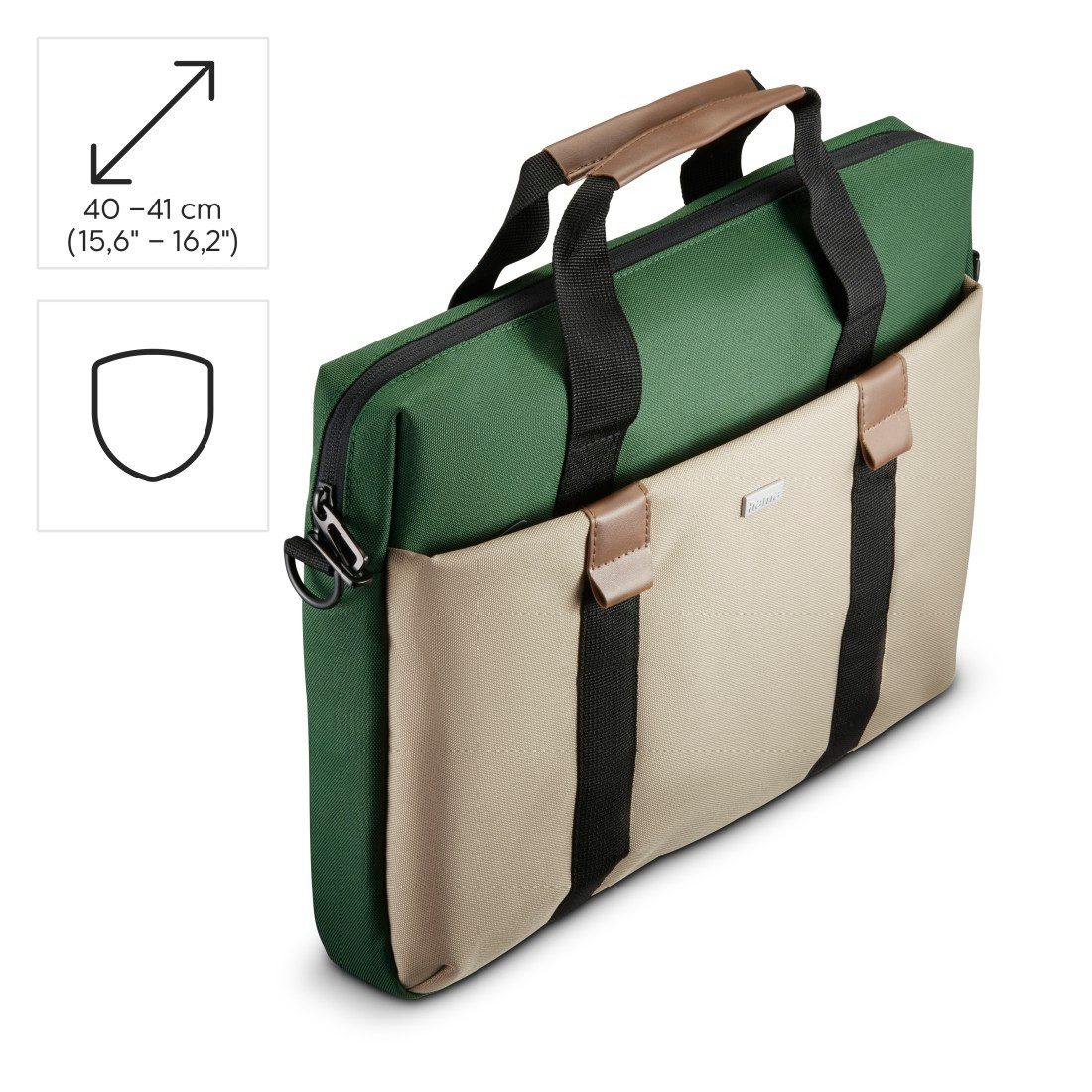 Hama Laptoptasche Notebooktasche für 40-41 cm (15,6 -16,2 Zoll), Trolleyband