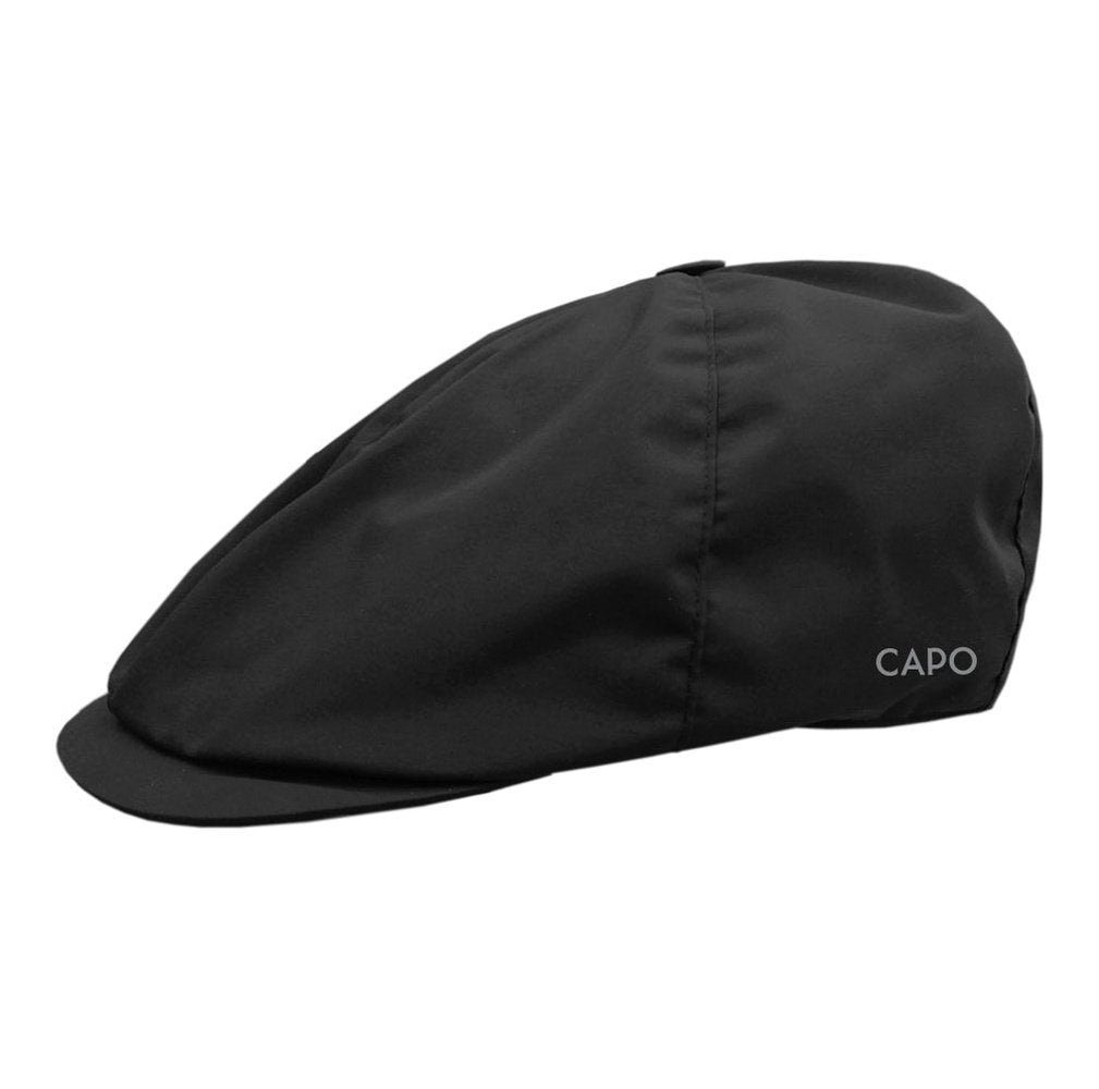 CAPO Schirmmütze Capo Flatcap Sympatex schwarz