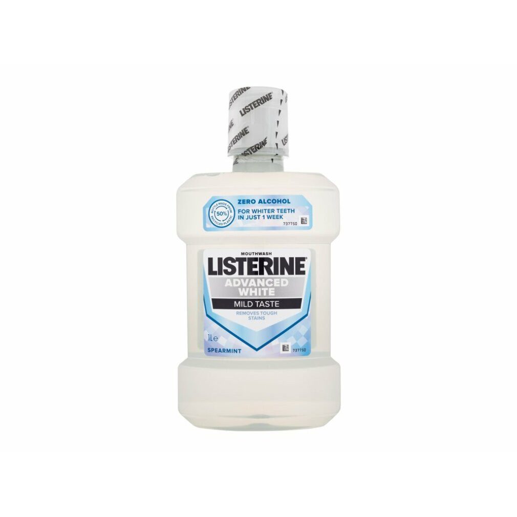 Listerine Mundspülung Advanced White Mild Taste Mouthwash - Volume: 1000ml, (Packung)
