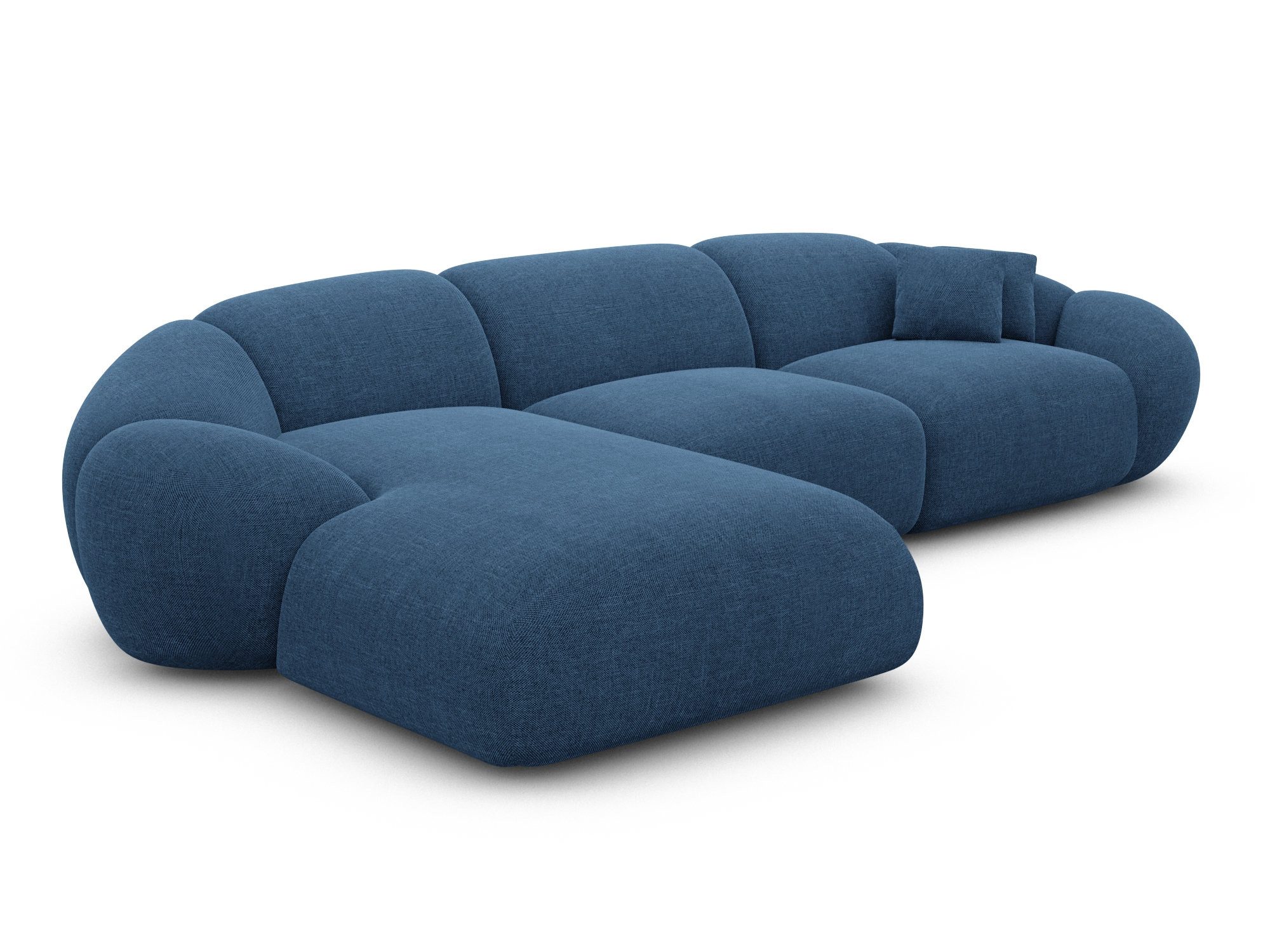 Sofa Dreams Ecksofa Stoff Ecksofa Solverde L-Form, Ecksofa, L-Form, Zeitloser Look in L-Form, 2 Zierkissen inklusive