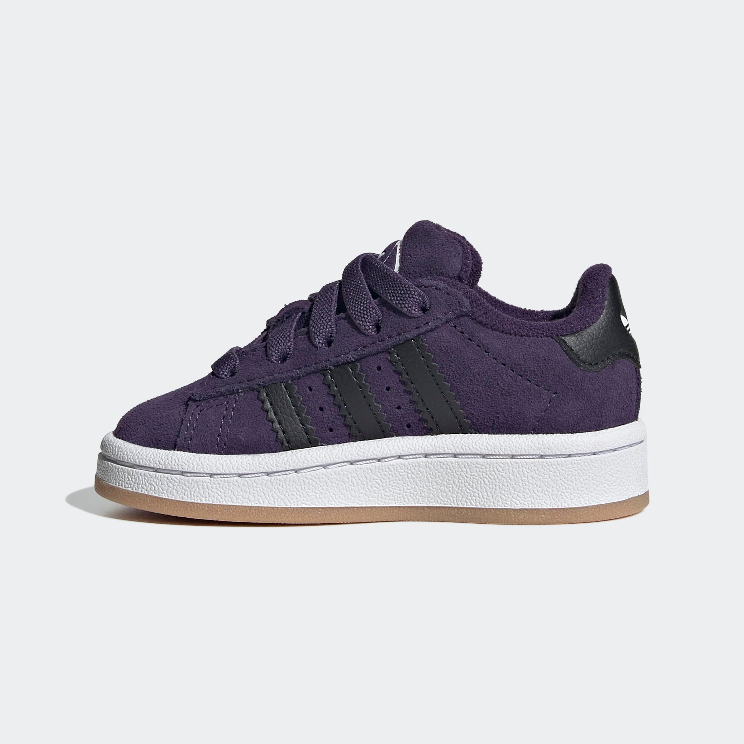 adidas Originals CAMPUS 00S COMFORT CLOSURE ELASTIC LACE Sneaker für Babys und Kleinkinder aus Leder und Wildleder, mit Gummisohle