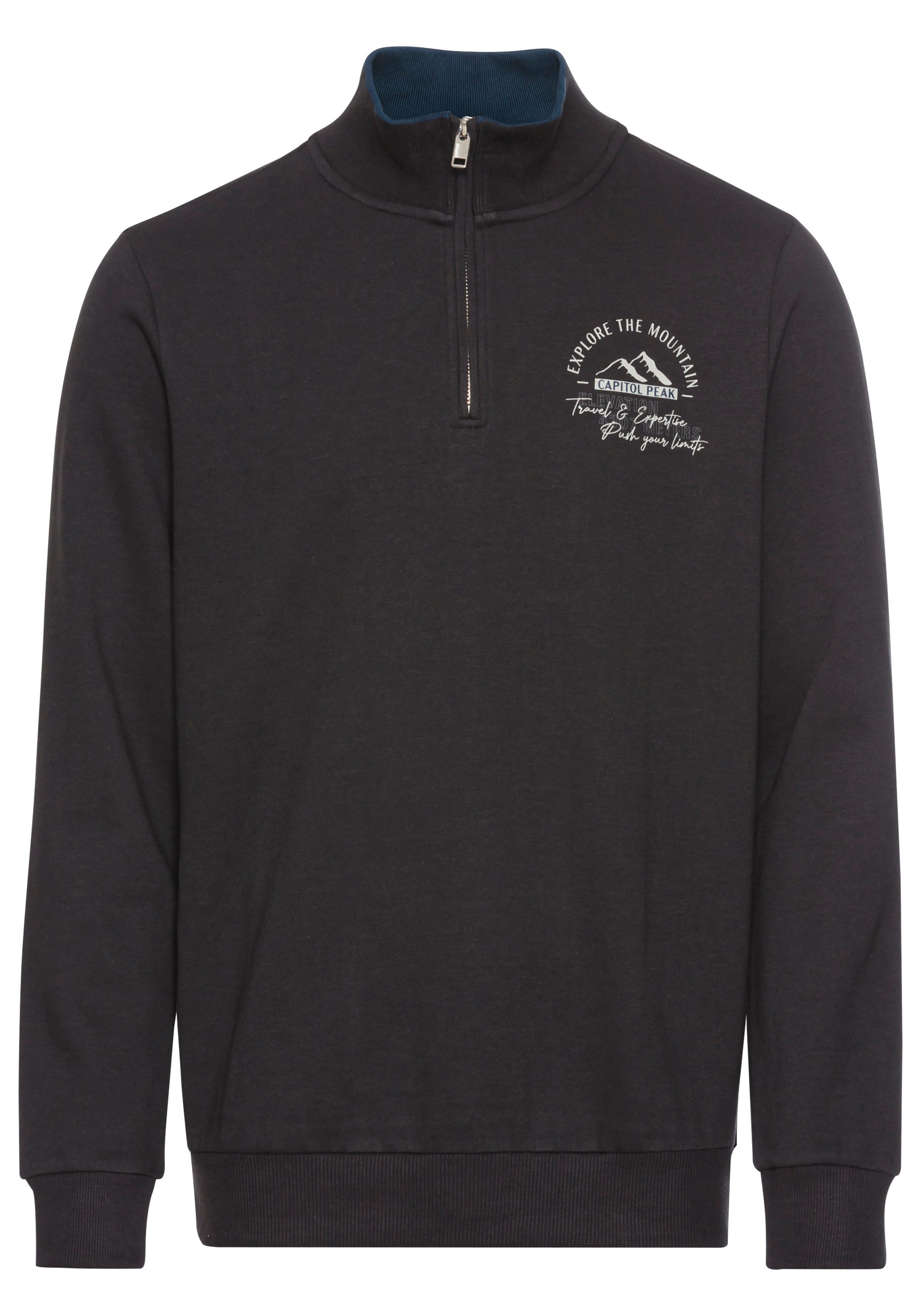 Man's World Sweatshirt mit Kontrastkragen - Neue Farben – Bild 5 von 5