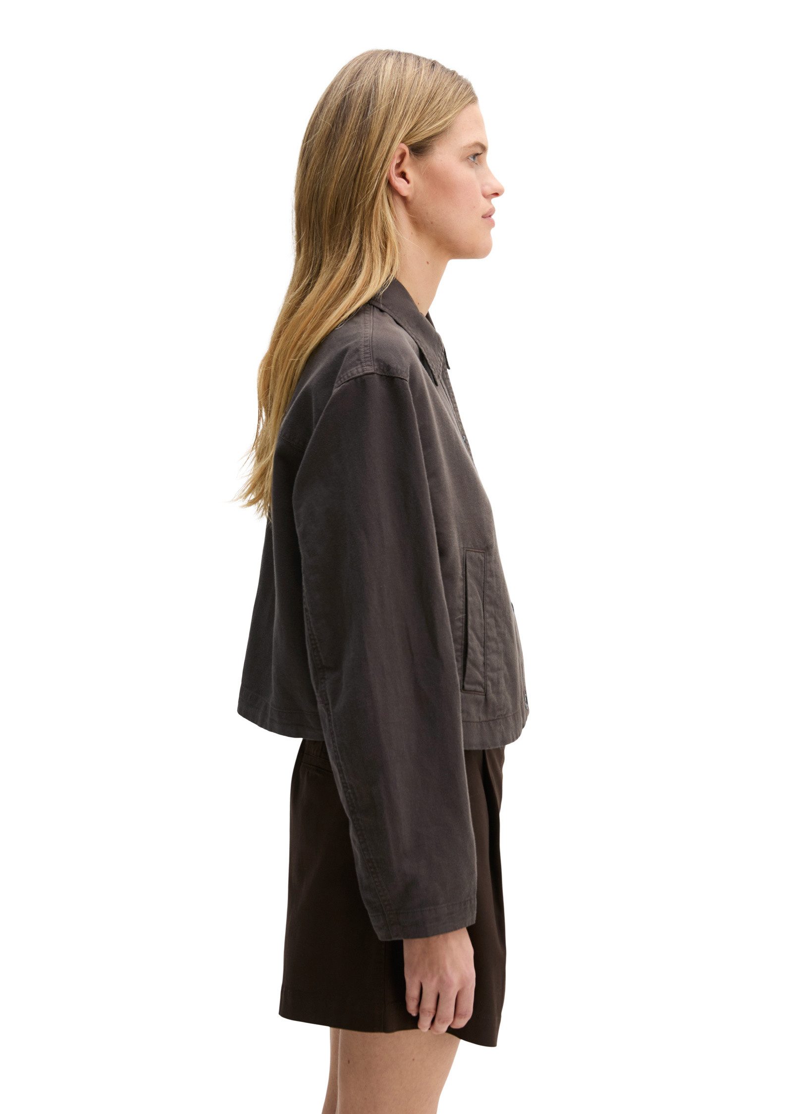 Marc O'Polo Kurzjacke aus Organic Cotton-Lyocell-Leinen-Mix