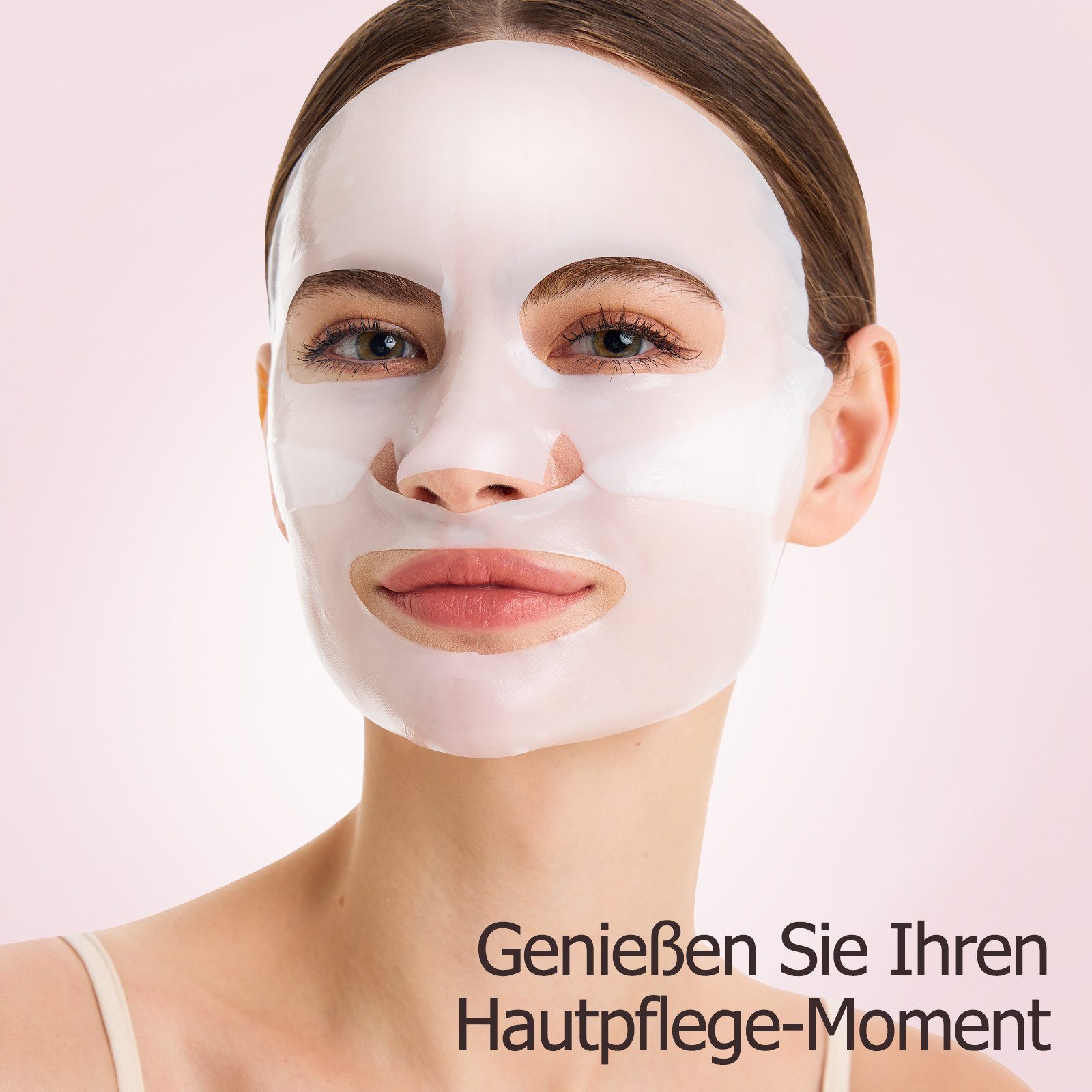 COOL-i ® Gesichtsmaske Bio Collagen Real Deep Maske – 5 Stück, Collagen & Kupferpeptide,Beruhigende und feuchtigkeitsspendende Pflege