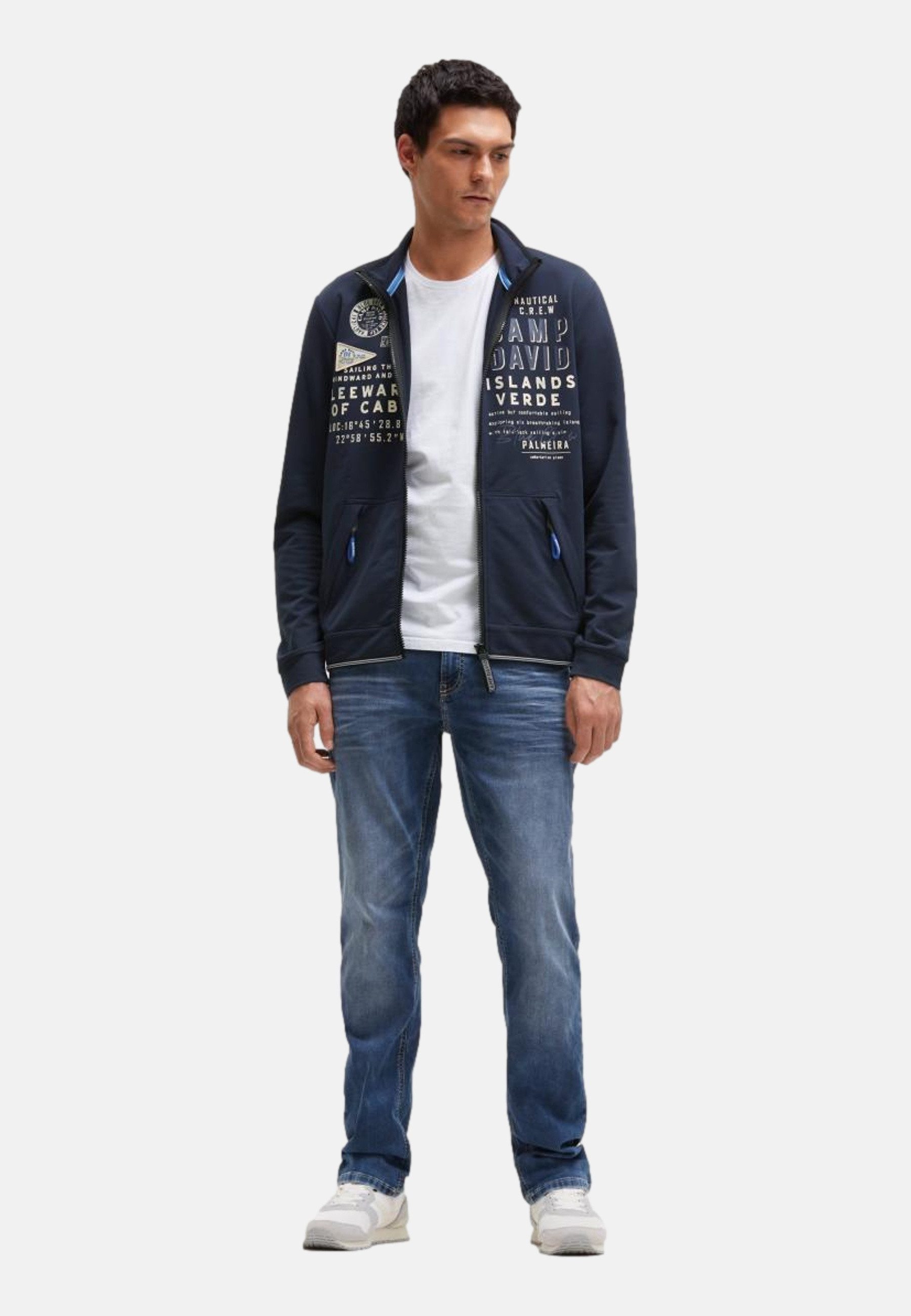 CAMP DAVID Sweatjacke Jacke Cabo Verde Sweatjacke (1-tlg) – Bild 2 von 5