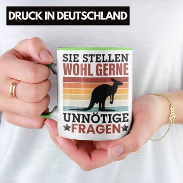 Trendation Tasse Sie Stellen Wohl Gerne Unnötige Fragen Tasse Lustiger Spruch Arbeit