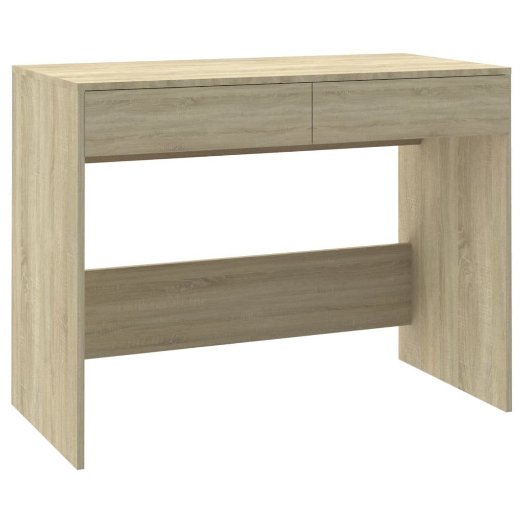 furnicato Schreibtisch Sonoma-Eiche 101x50x76,5 Holzwerkstoff cm