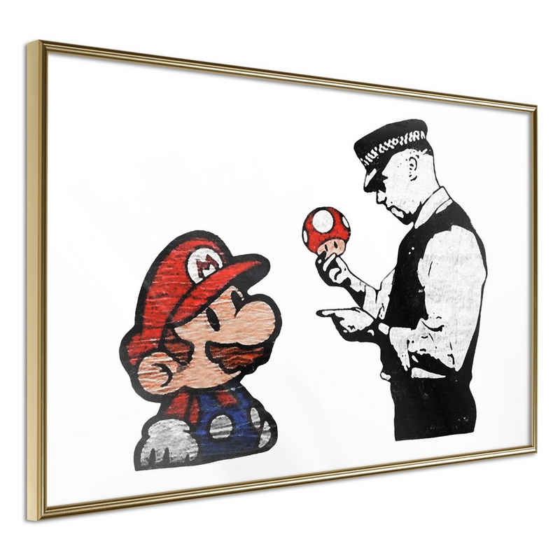 Artgeist Poster Banksy: Mushroom Picker