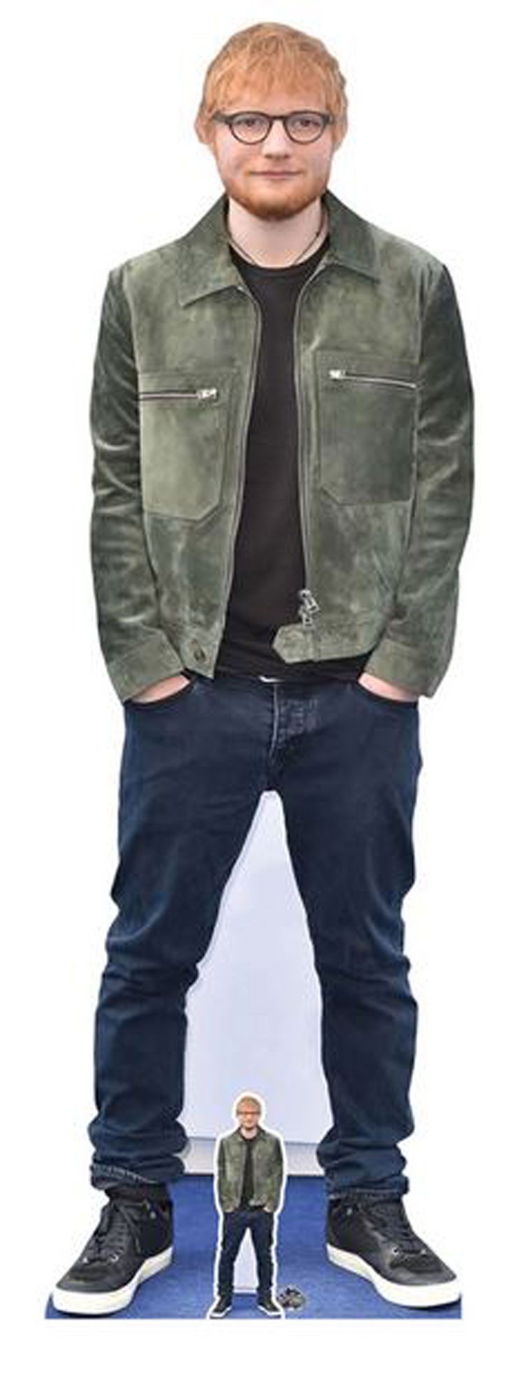 Dekofigur Sheeran, Ed Pappaufsteller Green Jacket günstig online kaufen