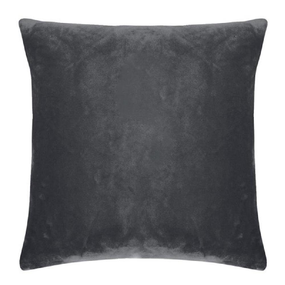 PAD Dekoobjekt Kissenhülle Samt Smooth Schwarz günstig online kaufen