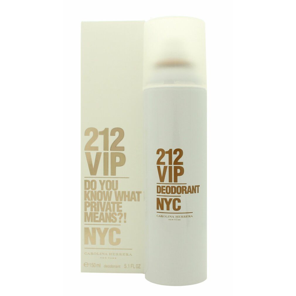 Carolina Herrera Deo-Roller 212 VIP Deodorant Spray 150ml