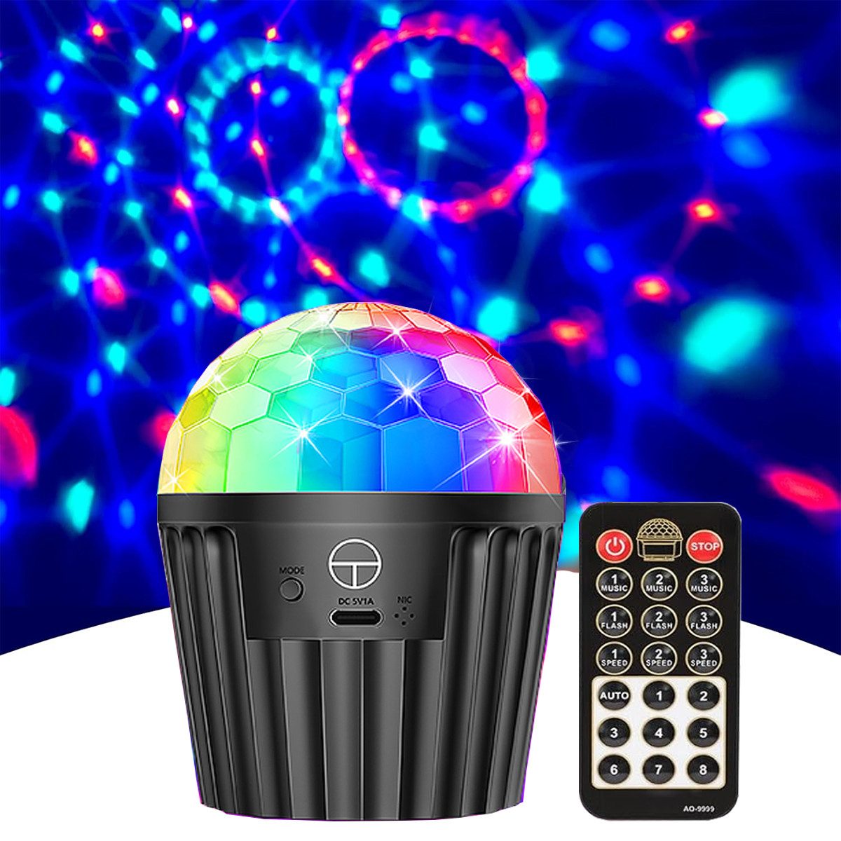 AeroAxis LED Discolicht Discolicht Partylichter, LED-Farb-Stroboskop-Lichte günstig online kaufen