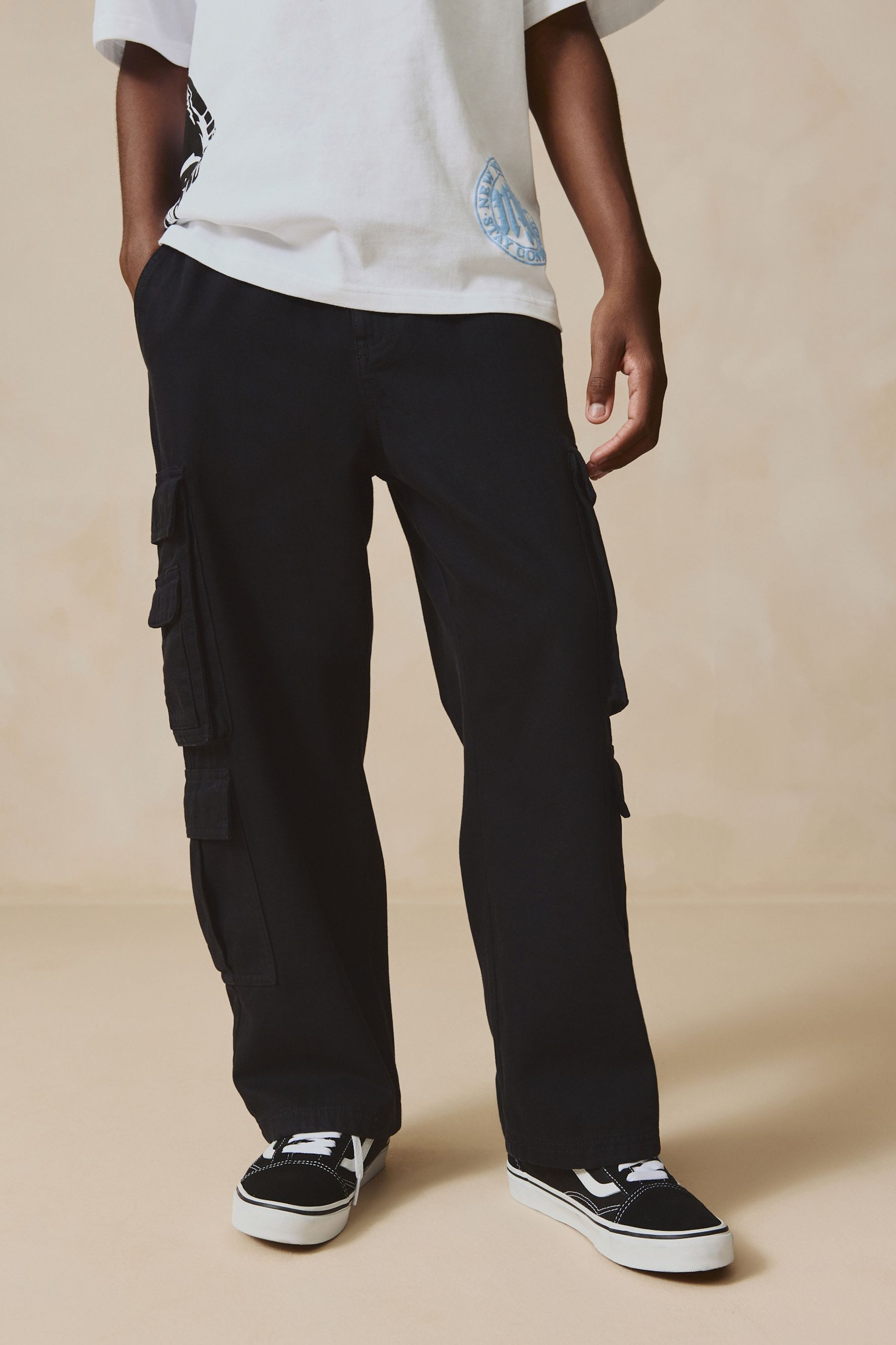 Next Cargohose Cargo-Hose aus Baumwolltwillgewebe (1-tlg)