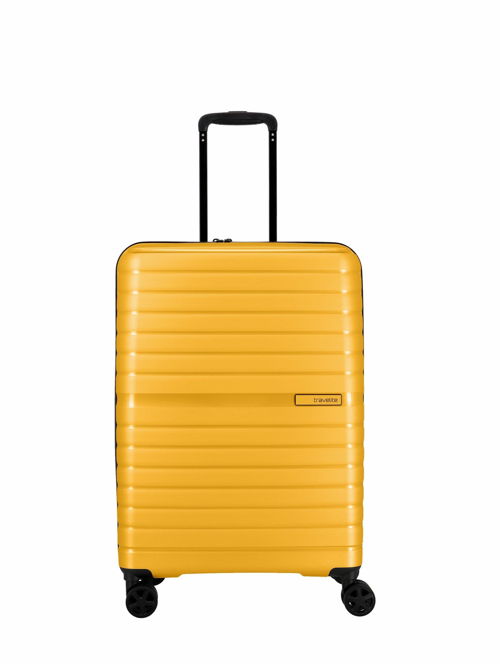 travelite Hartschalen-Trolley Trient, alle Größen Polypropylen, Gelb, Blau, Grau, Bruchfest, Leicht