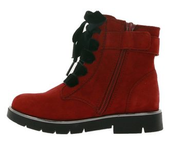 Unisa UNISA LARUS KS Stiefelette verspielte Mädchen Schuhe Velours-Echtleder Herbst-Schuhe Rot Sneaker