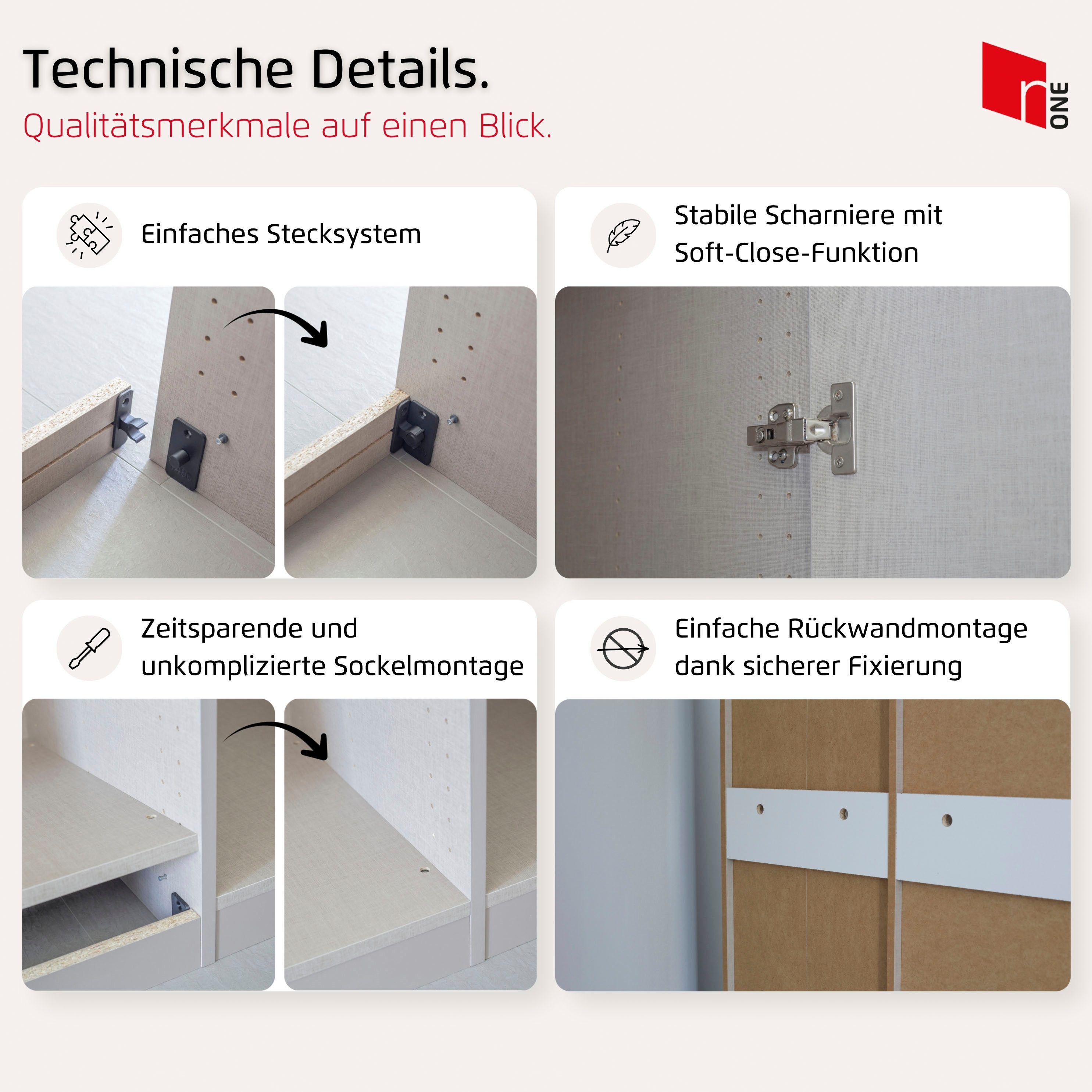 rauch Kleiderschrank Schlafzimmer Garderobe Kinderzimmer WELTNEUHEIT ELVIK by rauch-ONE (3 Ausstattungsvarianten - Breiten 47-405 cm, Höhen 187/212/231 cm) PATE – Bild 4 von 5