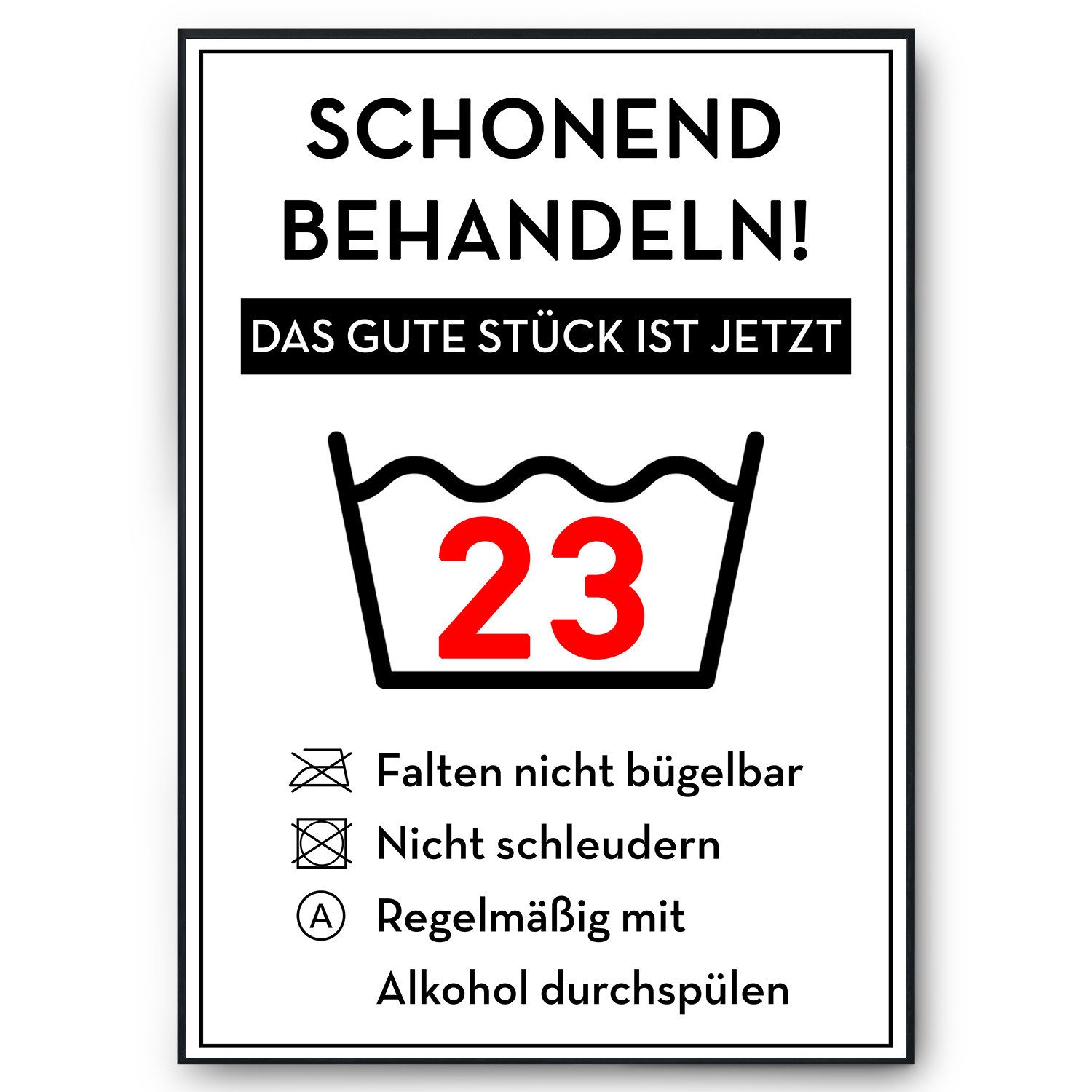 Tigerlino Poster Geburtstag Geschenk Urkunde Lustig günstig online kaufen