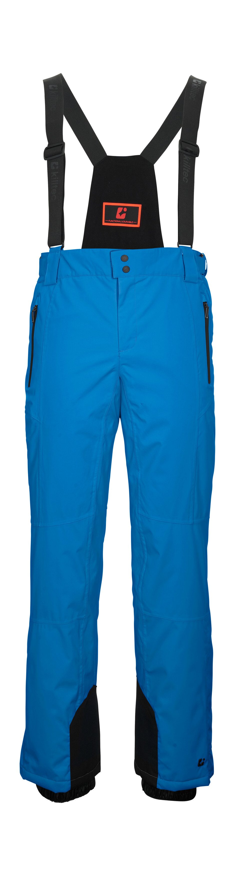 Killtec Skihose KSW 100 MN SKI PNTS Wind- und wasserdichte Skihose mit anpassbaren Trägern