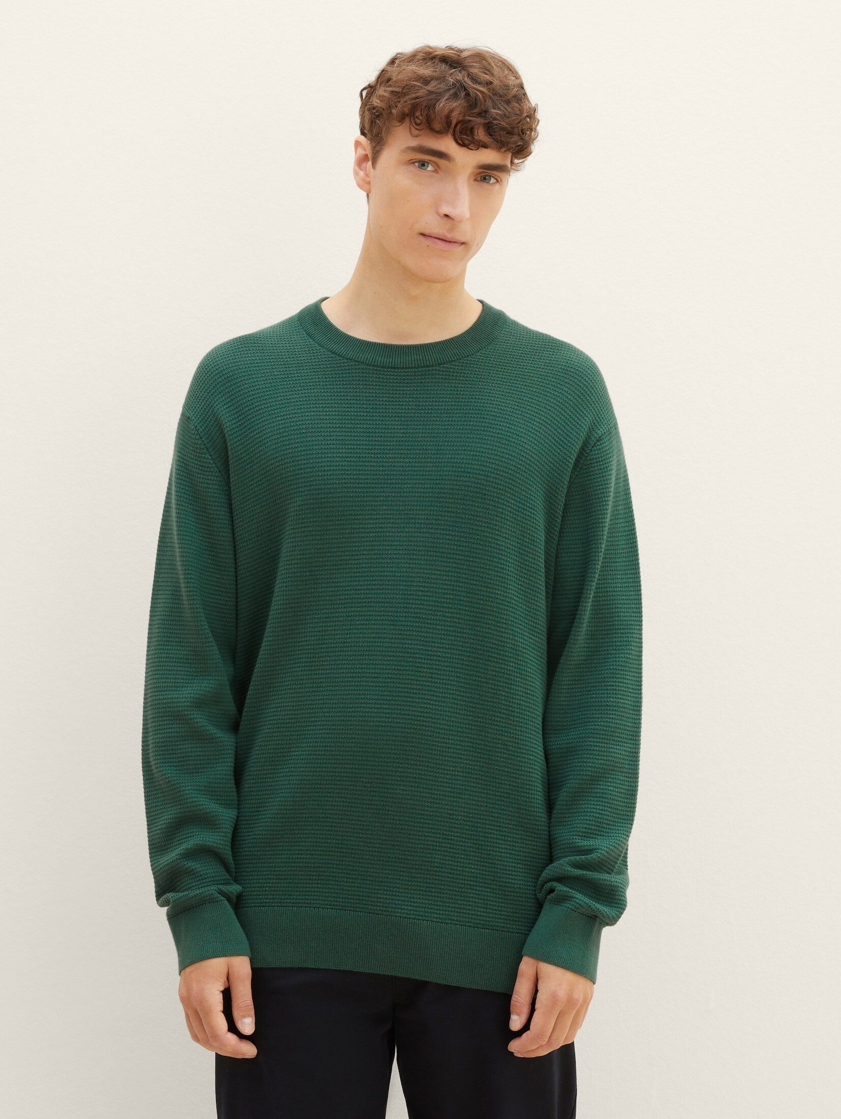 Strickpullover Pullover mit Struktur