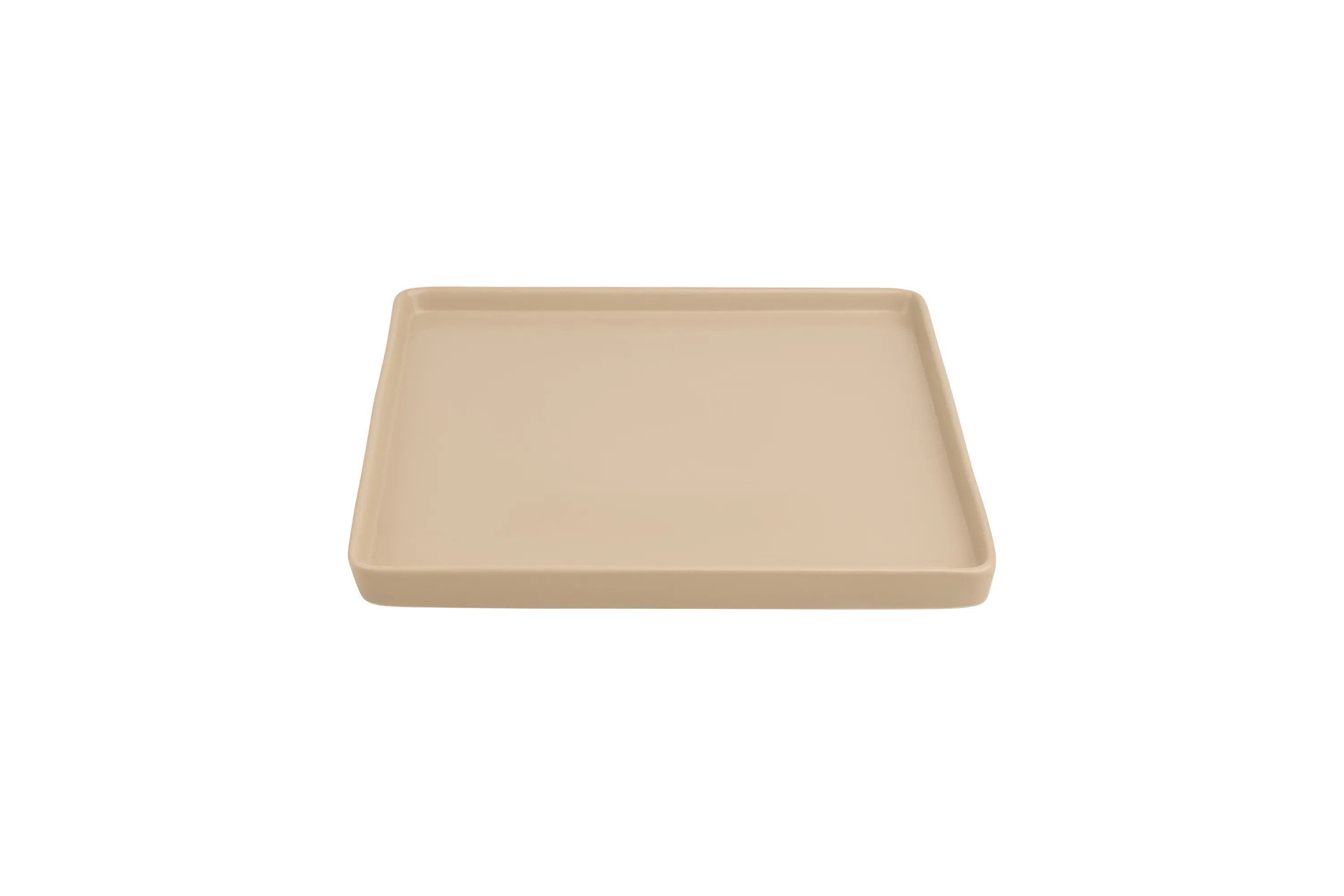 Sallys Servierplatte Quadratisch - 25 x 25 cm, aus widerstandsfähigem Porzellan