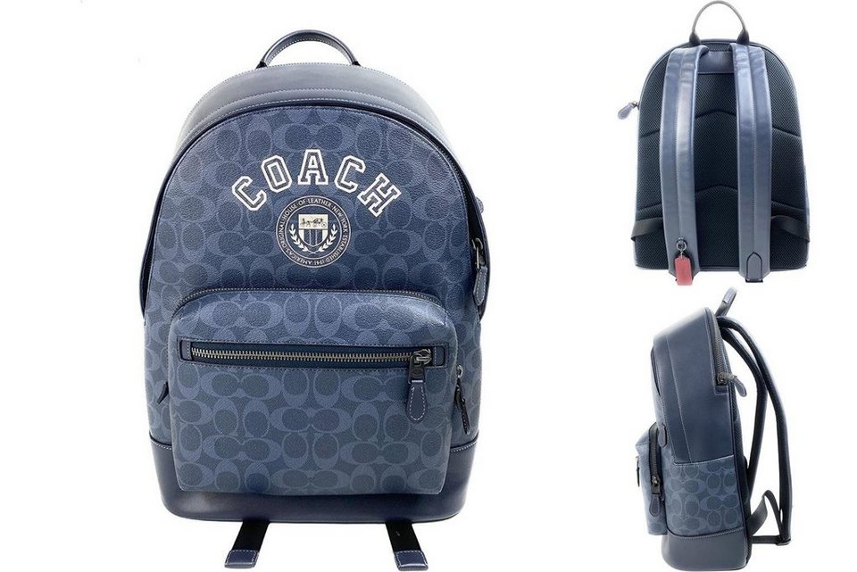 COACH Rucksack Lässiger Rucksack Coach CB909-QBOIZ Blau 42 x 32 x 15 cm