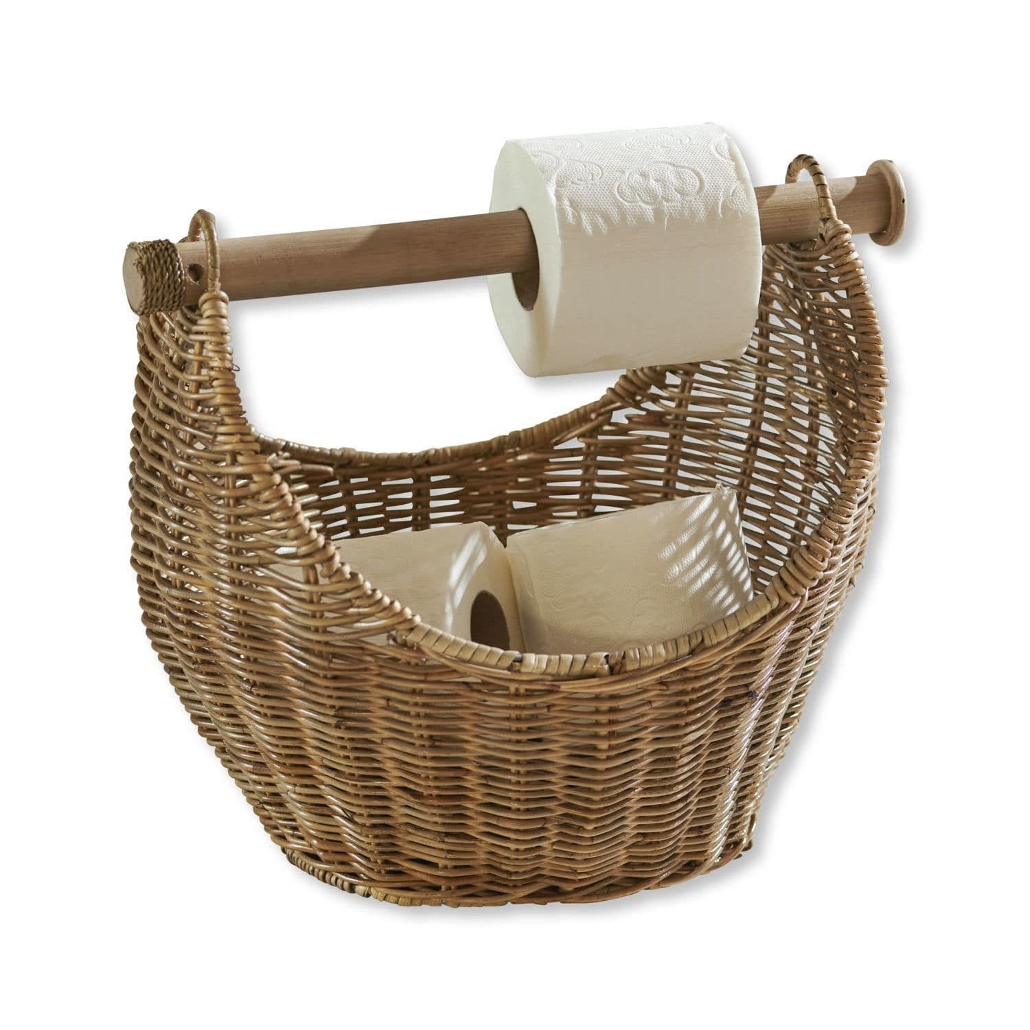 Mirabeau Badaccessoire-Set Toilettenpapierhalter Liope braun