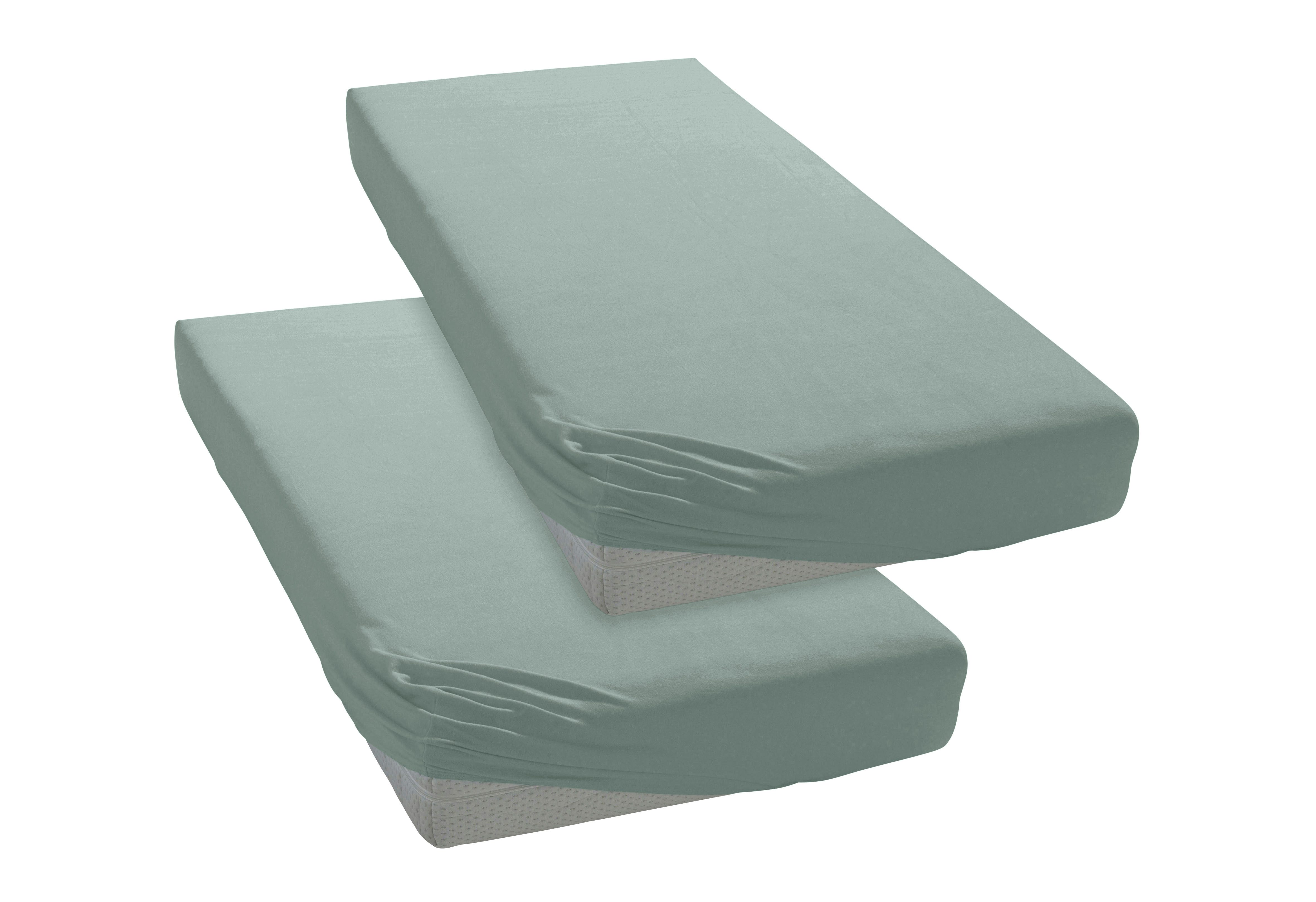 OTTO home Spannbettlaken PHYSALIS Comfort, Jersey, Gummizug: rundum, (2 Stü günstig online kaufen