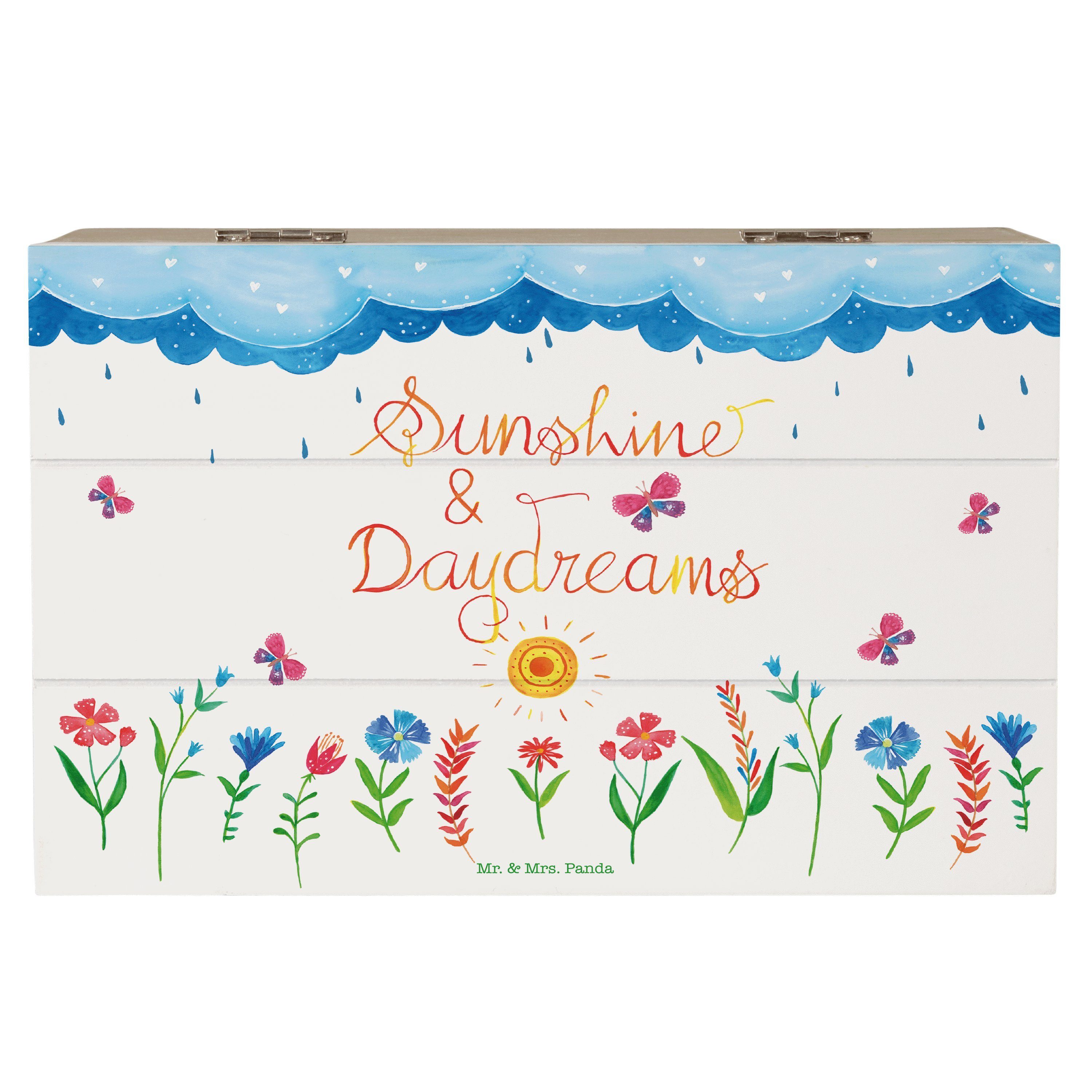 Dekokiste Sunshine and Daydreams - Geschenk, Dekokiste, Holzkiste, Abenteuer, S