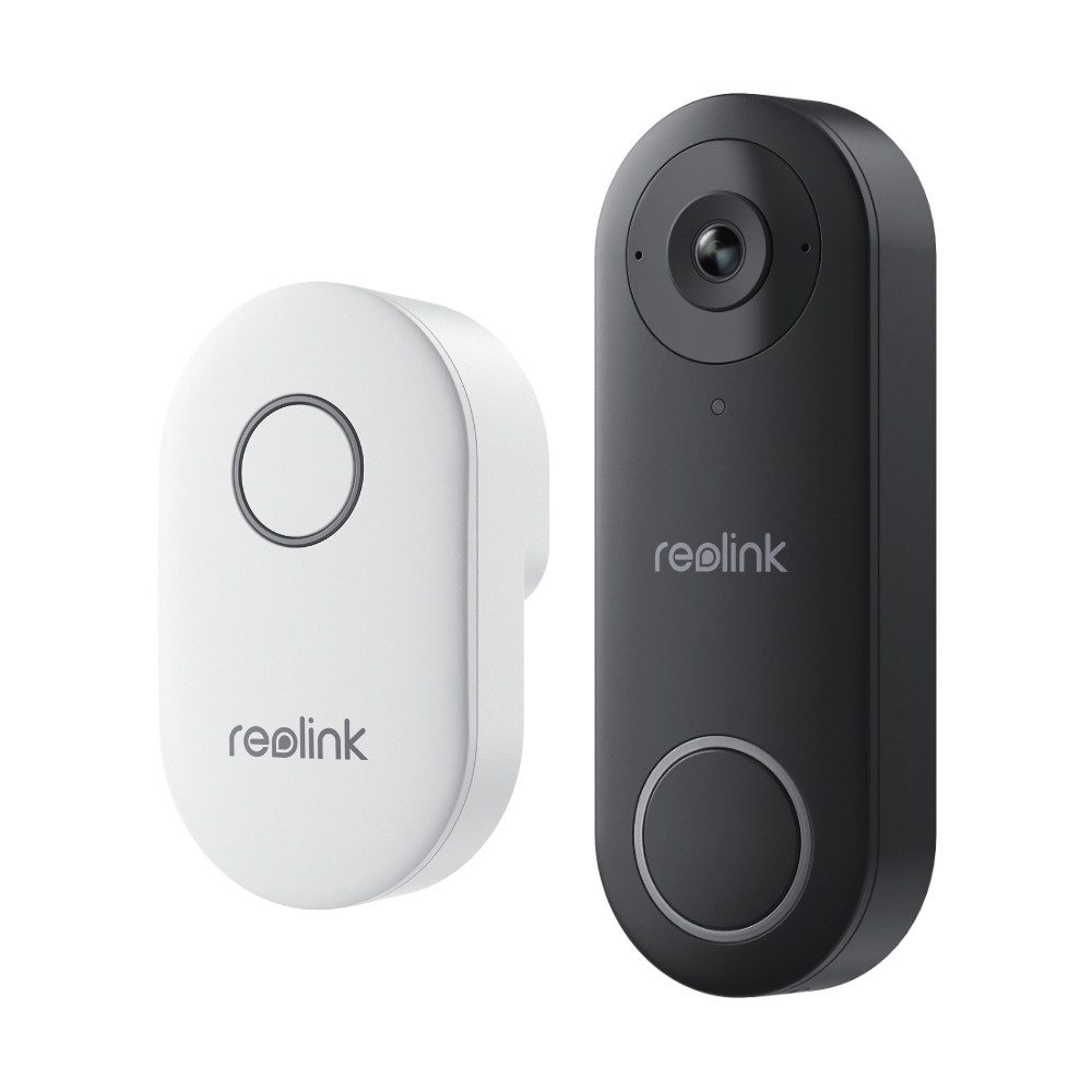 Reolink D340W - 5MP Video-Türklingel & Chime Smart Home Türklingel (Außenbereich, 2,4/5 GHz WLAN, Personenerkennung, 2-Wege-Audio, arbeitet mit NVRs)