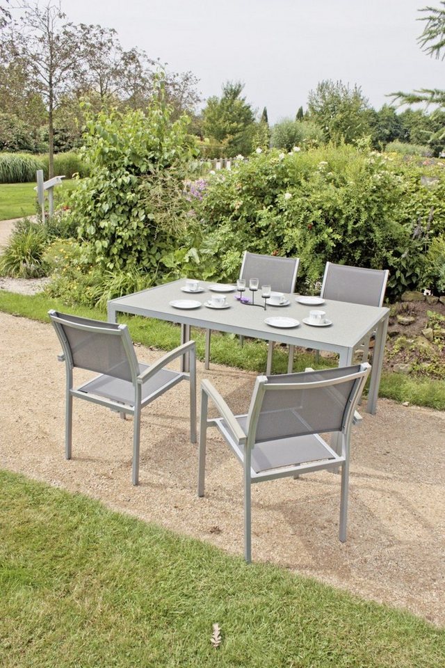 Garden Pleasure Stapelstuhl GRACE (Set, 4 St), 4er Set, Marke: Garden  Pleasure