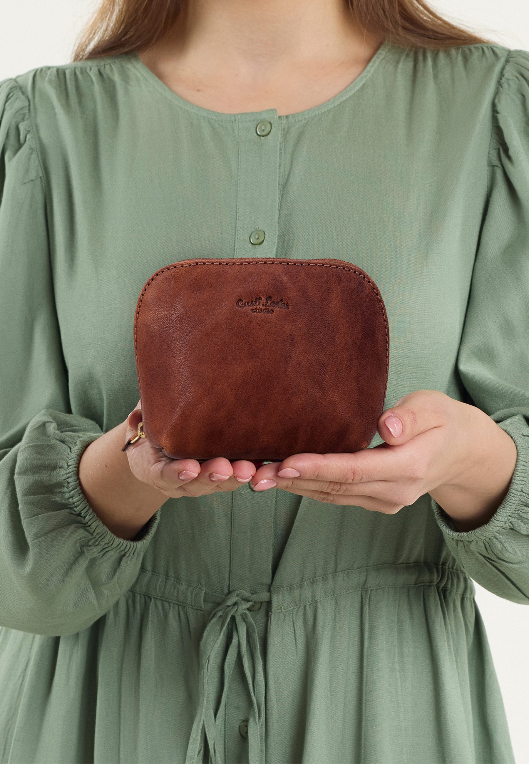 Gusti Leder Kulturbeutel Gusti Leder Kosmetiktasche Leo (1-tlg)