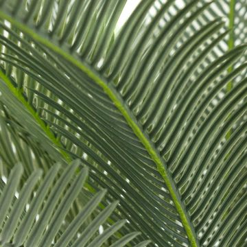 Kunstpalme Künstliche Pflanze Cycas Palme Kunstpflanze Plastikpflanze 80 cm Deko, Decovego