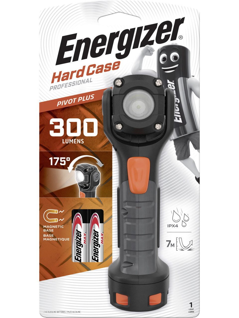 Bürostuhl Energizer Taschenlampe Hard Case Pivot Plus