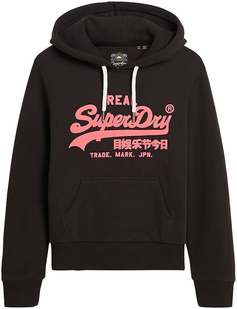 Superdry Kapuzensweatshirt NEON VL GRAPHIC HOODIE