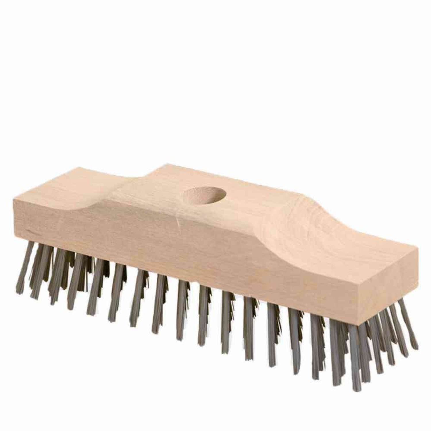 Reinigungsbürste Stahldrahtschrubber 22cm Drahtschrubber Schrubber Wischer Besen Kehren