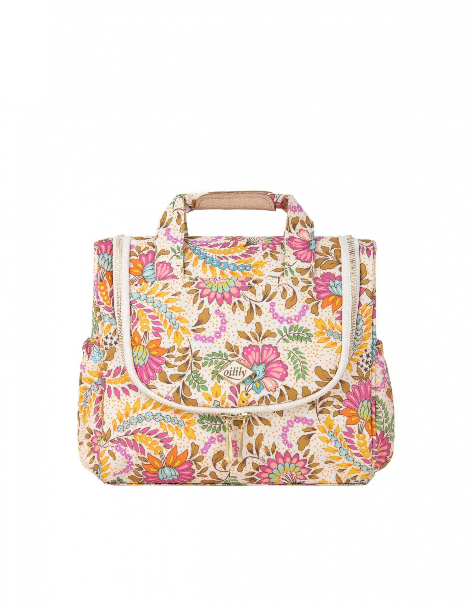Oilily Trousse de maquillage Cathy Travel Kit With Hook Shifting Sand Coloré