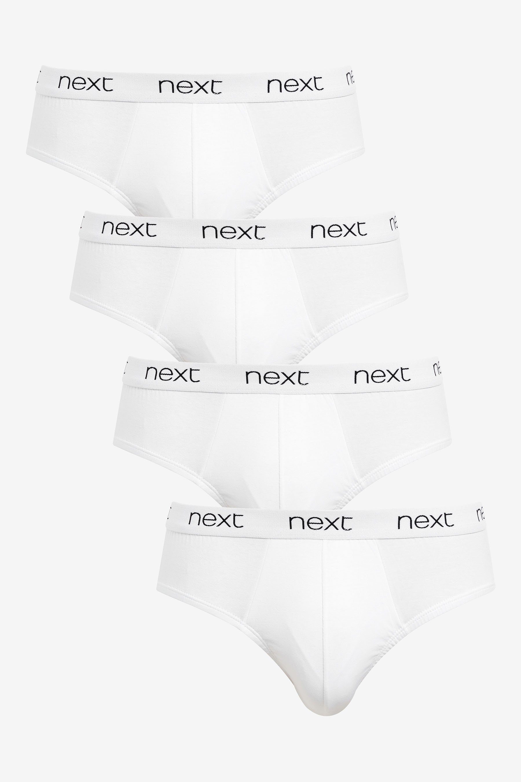 Next Slip Unterhosen im 4er-Pack (4-St) White