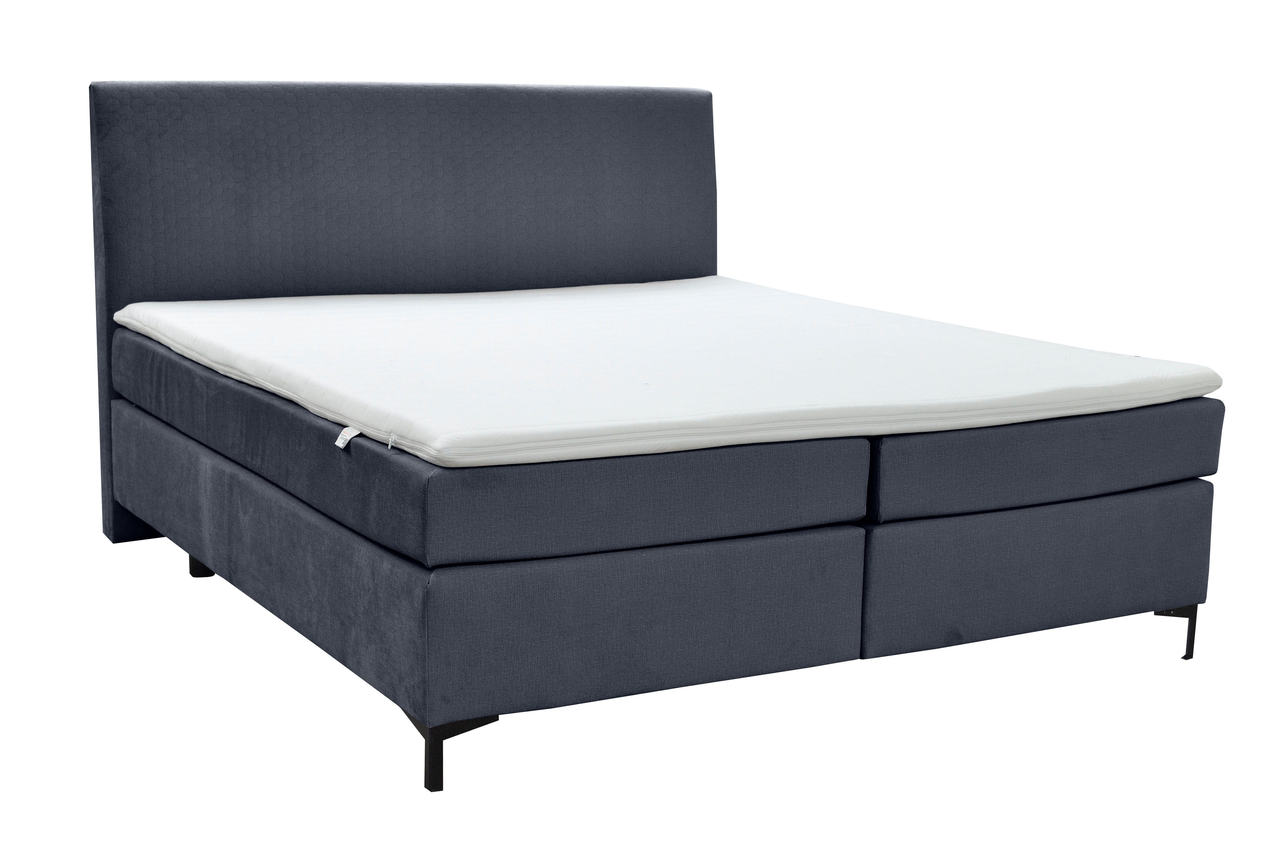 alina Boxspringbett Petro, inklusive Matratze und Topper, in diversen Ausführungen